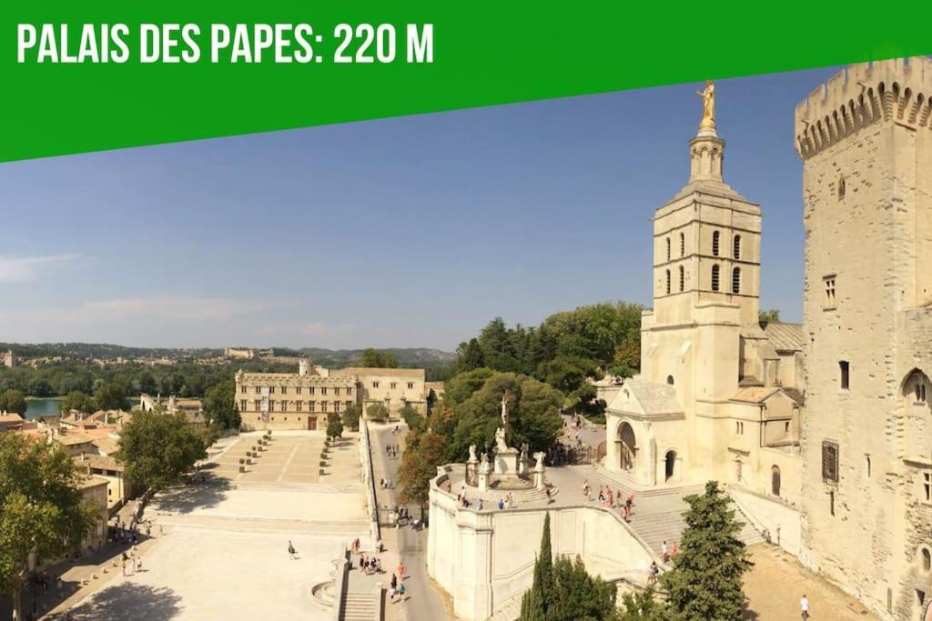 La Cachette De L'Horloge - Ac Clim - Wifi - 100M Palais Des Papes Apartment Avignon Ngoại thất bức ảnh